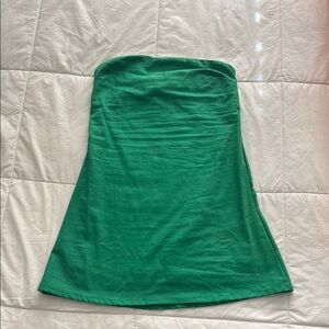 PacSun Green Strapless Sheath Dress